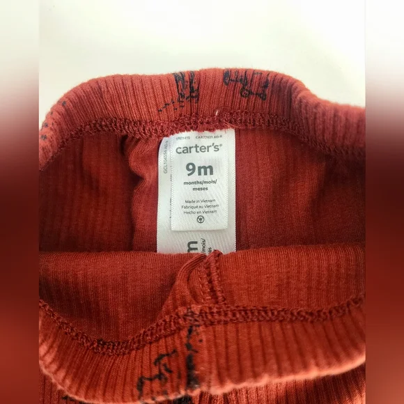 Carters 9m outfit / set. Ribbed bear print gender neutral - Picture 3 of 5